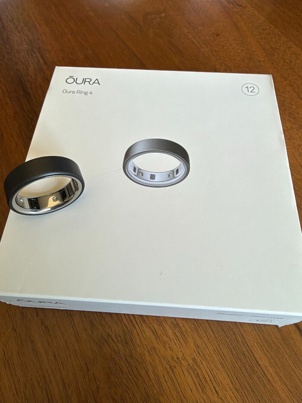 Oura Ring 4 Size 12 Stealth